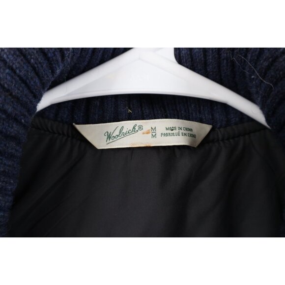 Vintage Woolrich Womens Size Medium Faded Wool Puffer Vest Jacket Rainbow Plaid - Picture 4 of 11